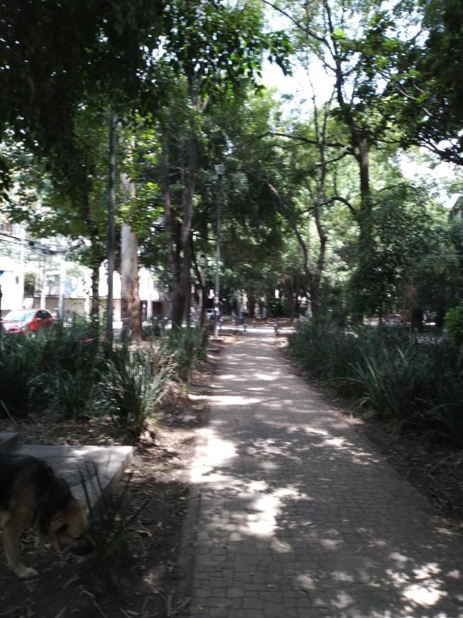 Charming Sunny Bedroom Overlooking Beautiful Amsterdam Avenue In Best Condesa Area Mexico by Eksteriør bilde